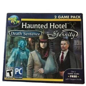 ♥4/$25 Sale PC Games Haunted Hotel Death Sentence & Eternity 2 pack Big Fish